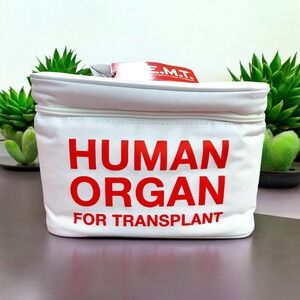 NEW Genuine Fred E.M.T. Insulated Lunch Tote HUMAN ORGAN TRANSPLANT Cooler